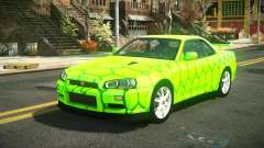 Nissan Skyline R34 Nehgan S8 para GTA 4