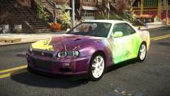 Nissan Skyline R34 Nehgan S7 para GTA 4