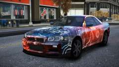 Nissan Skyline R34 Owyna S10 para GTA 4