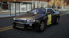 Nissan Skyline R34 Calosca S2 para GTA 4