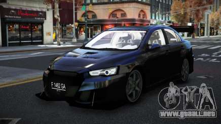 Mitsubishi Lancer Evolution X Yige para GTA 4