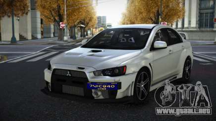 Mitsubishi Lancer Evolution X Juqdowoqa para GTA 4
