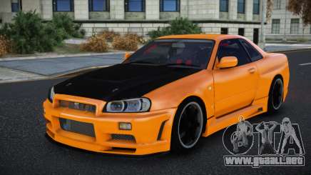 Nissan Skyline R34 Gagpi para GTA 4
