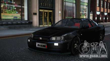 Nissan Skyline R34 Pobyi para GTA 4