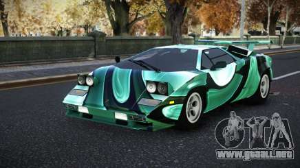 Lamborghini Countach Avasun S5 para GTA 4