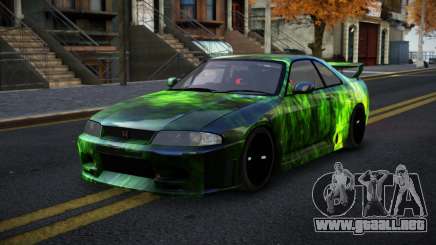Nissan Skyline R33 Letyxis S14 para GTA 4