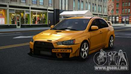 Mitsubishi Lancer Evolution X Jigwus para GTA 4
