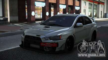 Mitsubishi Lancer Evolution X Iwit para GTA 4