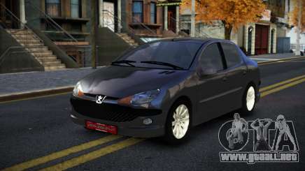Peugeot 206 Lomkayiqa para GTA 4