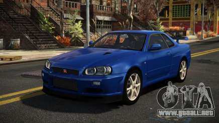 Nissan Skyline R34 Nehgan para GTA 4