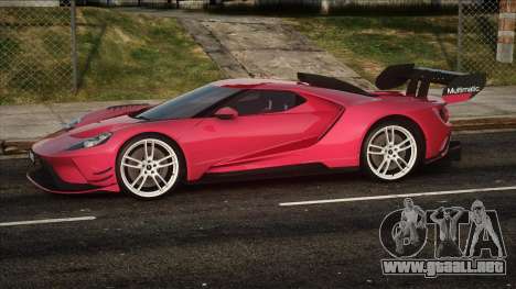 Ford GT 2017 RED para GTA San Andreas