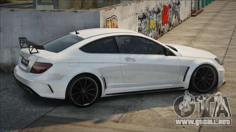 Mercedes-Benz C63 AMG White para GTA San Andreas