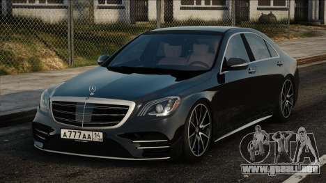 Mercedes-Benz S500 W222 AMG para GTA San Andreas