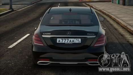 Mercedes-Benz S500 W222 AMG para GTA San Andreas