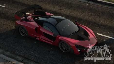 McLaren Senna Black Red para GTA San Andreas