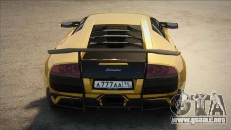 Lamborghini Murcielago Yellow ver para GTA San Andreas