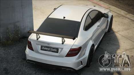 Mercedes-Benz C63 AMG White para GTA San Andreas