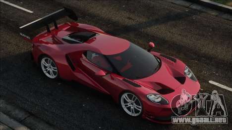 Ford GT 2017 RED para GTA San Andreas