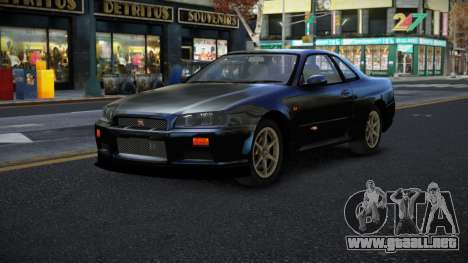 Nissan Skyline R34 Wuquroj para GTA 4