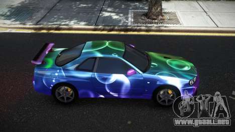 Nissan Skyline R34 Olasin S3 para GTA 4