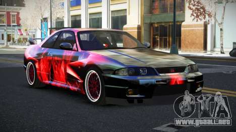 Nissan Skyline R33 Chriley S6 para GTA 4