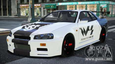 Nissan Skyline R34 Tardu para GTA 4