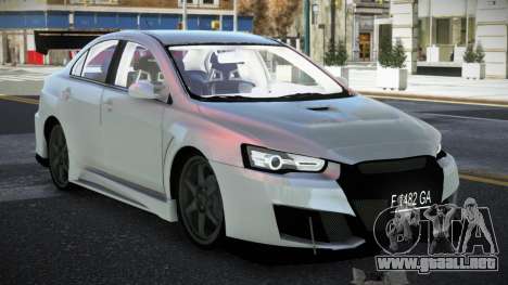 Mitsubishi Lancer Evolution X Wuxepamoz para GTA 4