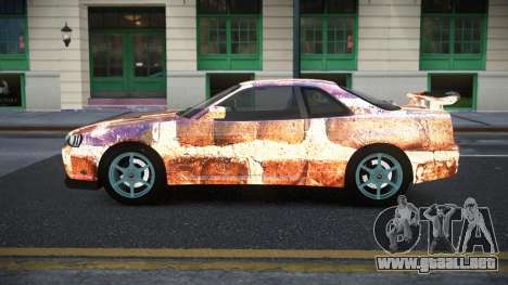 Nissan Skyline R34 Jashra S6 para GTA 4