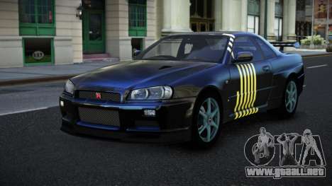 Nissan Skyline R34 Jashra S2 para GTA 4