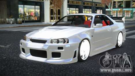 Nissan Skyline R34 Fahilol para GTA 4