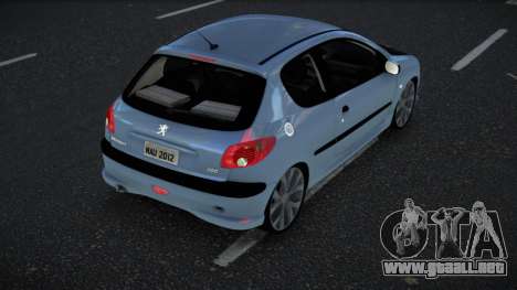Peugeot 206 Zevhari para GTA 4