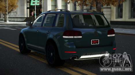 Volkswagen Touareg Zijbica para GTA 4