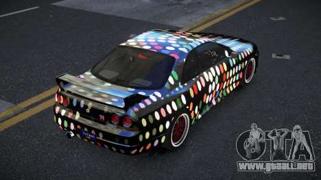 Nissan Skyline R33 Chriley S3 para GTA 4