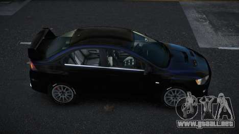 Mitsubishi Lancer Evolution X Zitugitop para GTA 4