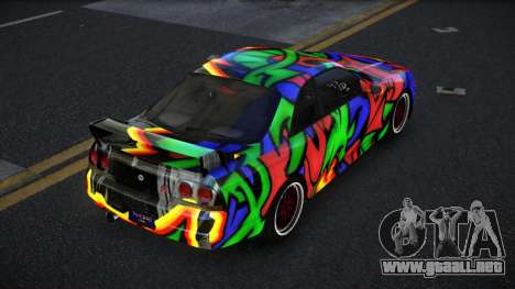 Nissan Skyline R33 Chriley S1 para GTA 4