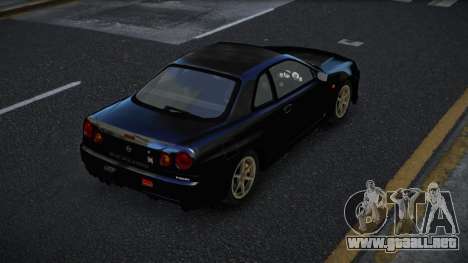 Nissan Skyline R34 Wuquroj para GTA 4