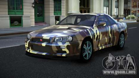 Nissan Skyline R34 Jashra S7 para GTA 4