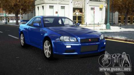 Nissan Skyline R34 Olasin para GTA 4