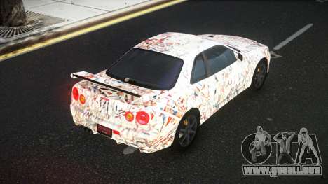 Nissan Skyline R34 Olasin S1 para GTA 4