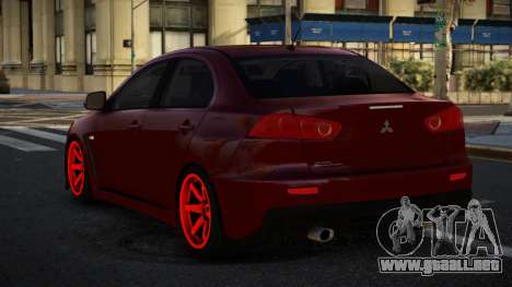Mitsubishi Lancer Evolution X Xofiweyor para GTA 4