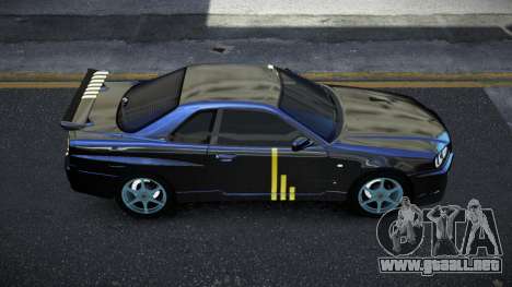 Nissan Skyline R34 Jashra S2 para GTA 4