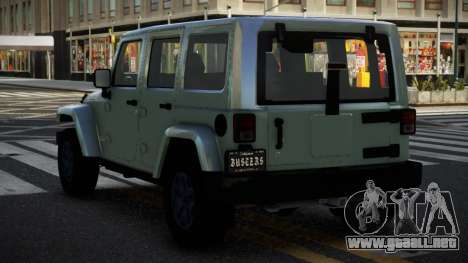 Jeep Wrangler Uhas para GTA 4
