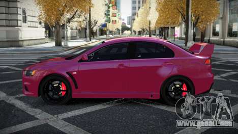 Mitsubishi Lancer Evolution X Dugiwe para GTA 4