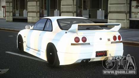 Nissan Skyline R33 GT-R Baslly S7 para GTA 4