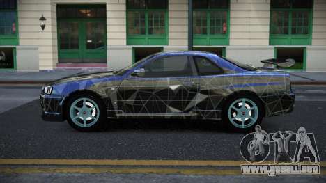 Nissan Skyline R34 Jashra S4 para GTA 4