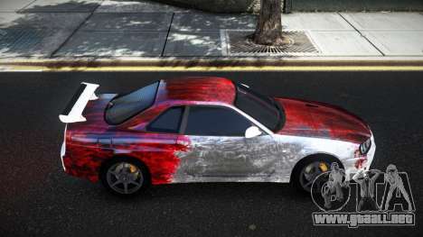 Nissan Skyline R34 Olasin S10 para GTA 4