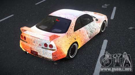 Nissan Skyline R33 Fersa S8 para GTA 4