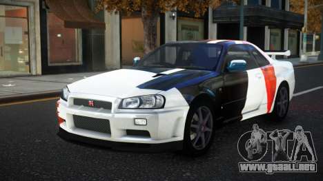 Nissan Skyline R34 Olasin S9 para GTA 4
