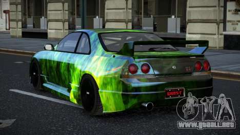 Nissan Skyline R33 GT-R Baslly S14 para GTA 4