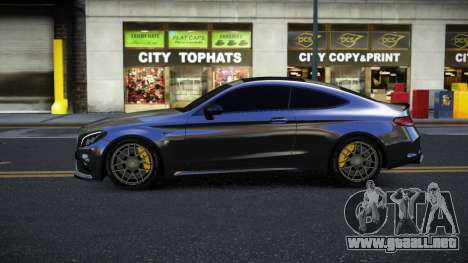 Mercedes-Benz C63S AMG Fibla para GTA 4
